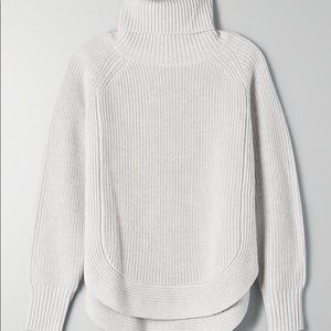 Aritzia Wilfred Free Asianna Gray Sweater